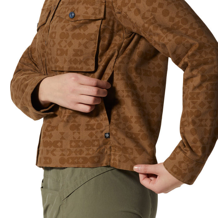 Mountain Hardwear Moiry Shirt Jacket - Women's Corozo Nut