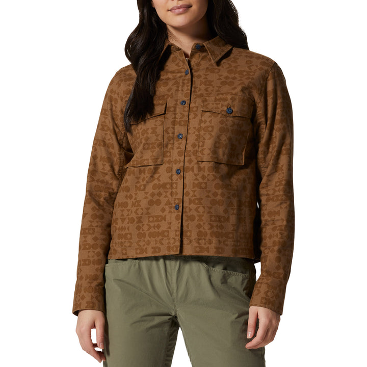 Mountain Hardwear Moiry Shirt Jacket - Women's Corozo Nut