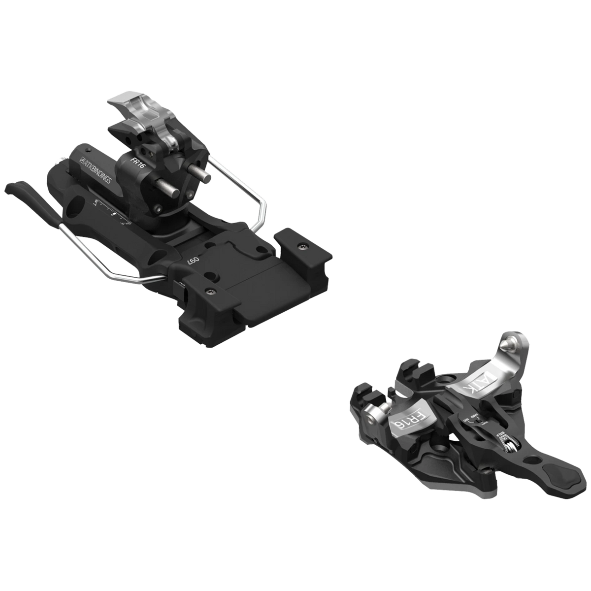 ATK Freeraider 16 Freeride Alpine Touring Ski Bindings 2023 Black/Titanium