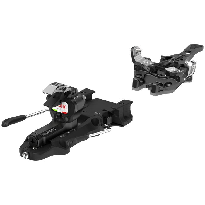 ATK Freeraider 16 Freeride Alpine Touring Ski Bindings 2023 Black/Titanium