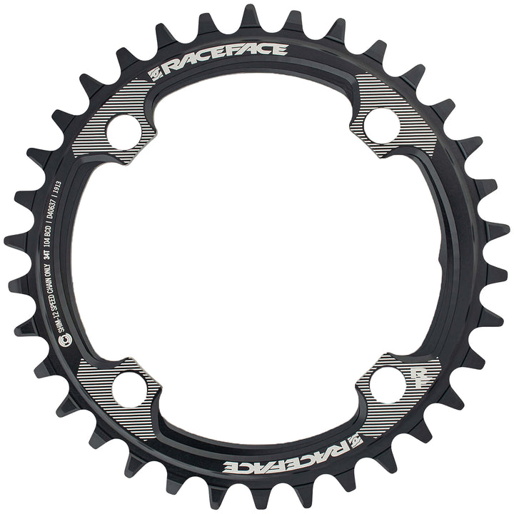Race Face Narrow Wide Shimano 12 Speed Chainring Black