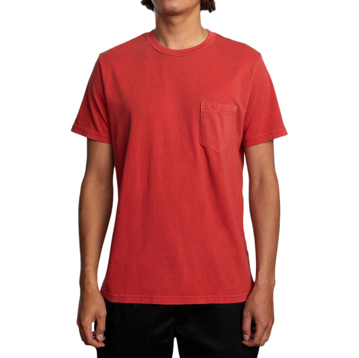 RVCA PTC Pigment Pocket T-Shirt - Men's Chili