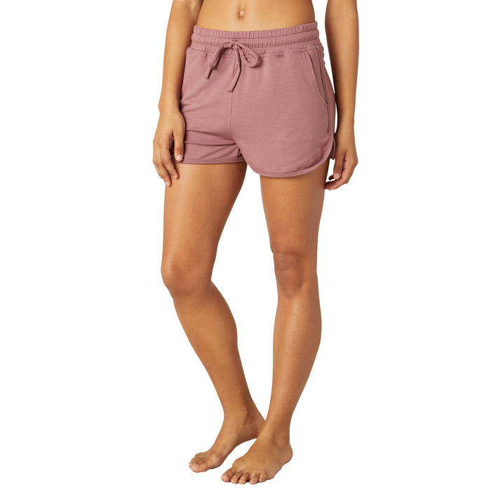 Beyond Yoga Weekend Shorts - Women's Chocolate Cherry