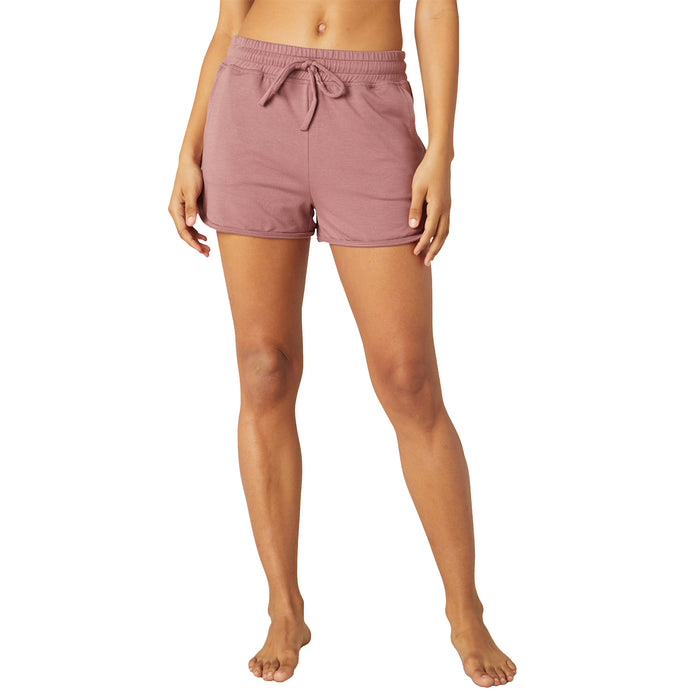 Beyond Yoga Weekend Shorts - Women's Chocolate Cherry