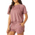 Beyond Yoga Weekend Short-Sleeve T-Shirt - Women's Chocolate Cherry