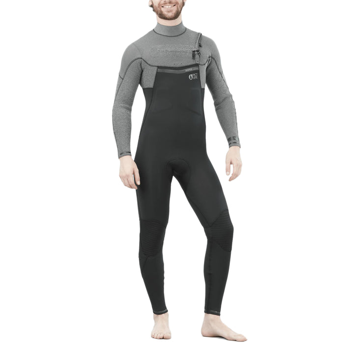 Picture Organic 3/2 Equation Flex Skin Chest Zip Wetsuit Black