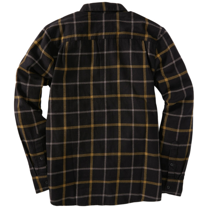 Volcom Caden Plaid Long-Sleeve Shirt - Men's Black