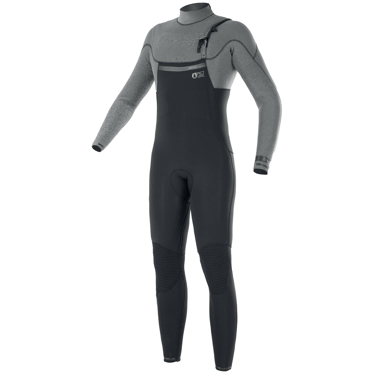 Picture Organic 3/2 Equation Flex Skin Chest Zip Wetsuit Black
