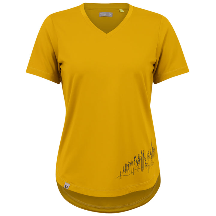 Pearl Izumi Midland Graphic Tee - Women's Flaxen Woodland