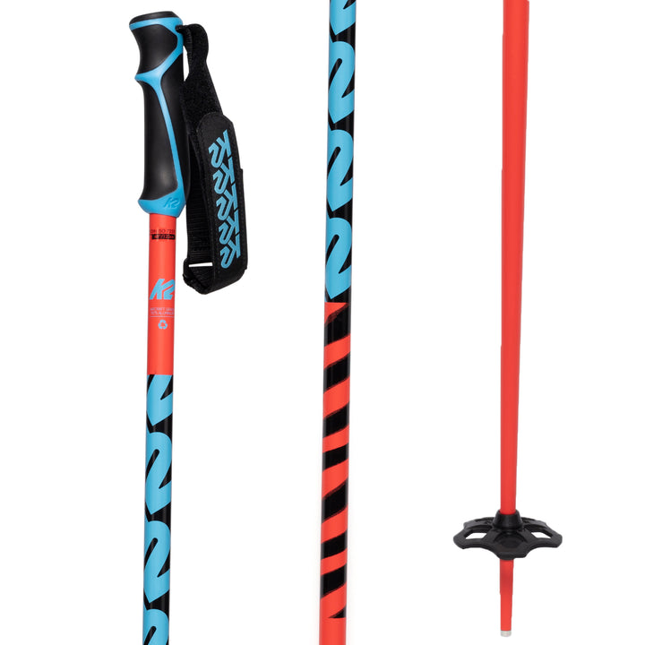 K2 Freeride 18 Ski Poles 2022 Red