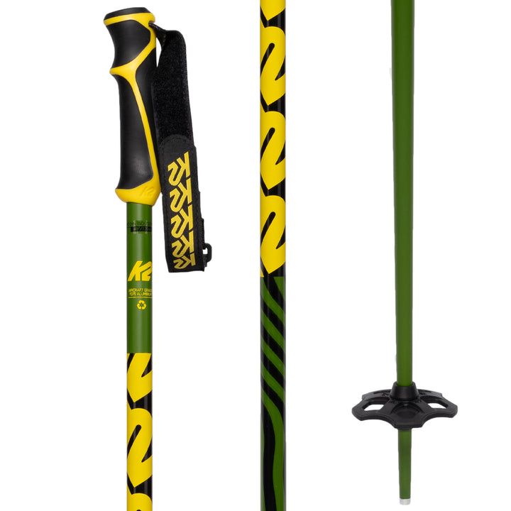 K2 Freeride 18 Ski Poles 2022 Military