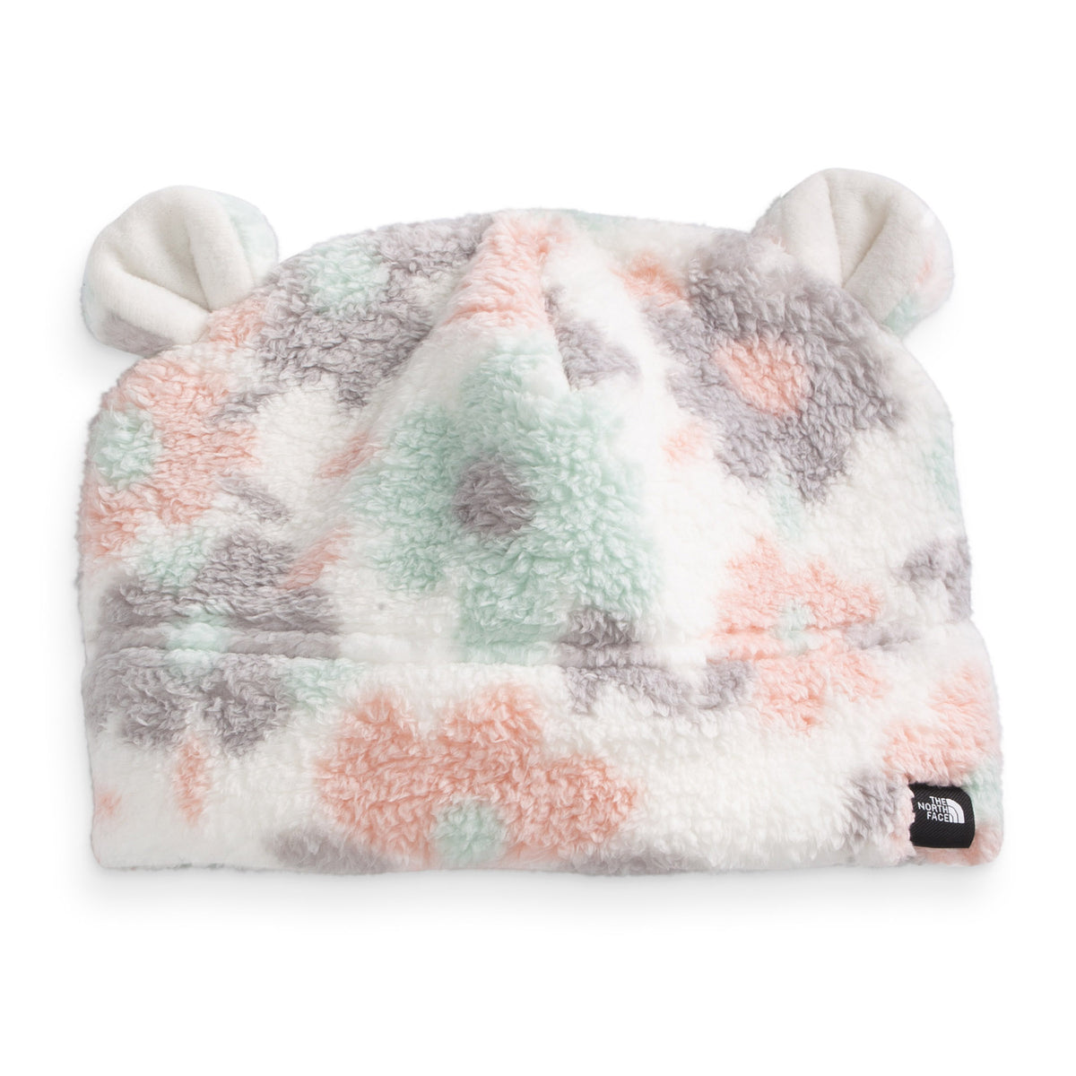 The North Face Littles Bear Beanie - Toddlers' Gardenia White Polka Dot Floral Print