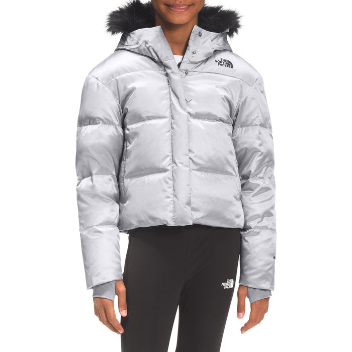 The North Face Printed Dealio City Jacket - Girls' Meld Grey/Foil