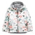 The North Face Reversible Mossbud Swirl Full Zip Hooded Jacket - Toddlers' Gardenia White Polka Dot Floral Print