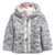 The North Face Reversible Mossbud Swirl Full Zip Hooded Jacket - Toddlers' Gardenia White Polka Dot Floral Print