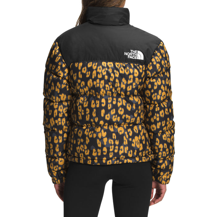 The North Face Printed 1996 Retro Nuptse Jacket - Women's Arrowwood Yellow Leopard Print
