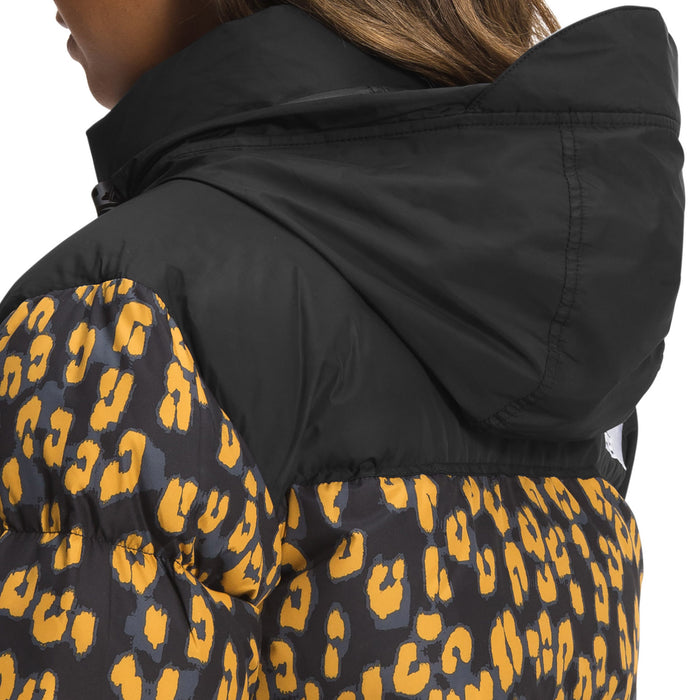 The North Face Printed 1996 Retro Nuptse Jacket - Women's Arrowwood Yellow Leopard Print