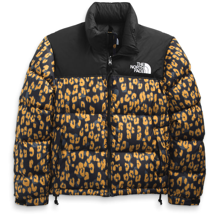 The North Face Printed 1996 Retro Nuptse Jacket - Women's Arrowwood Yellow Leopard Print