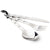 GSI Outdoors Glacier Stainless 3-piece Ring Cutlery Set None