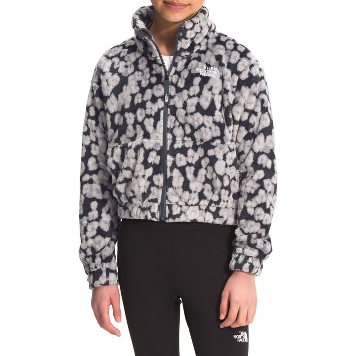 The North Face Printed Osolita Full Zip Jacket - Girls' Vanadis Grey Leopard Print