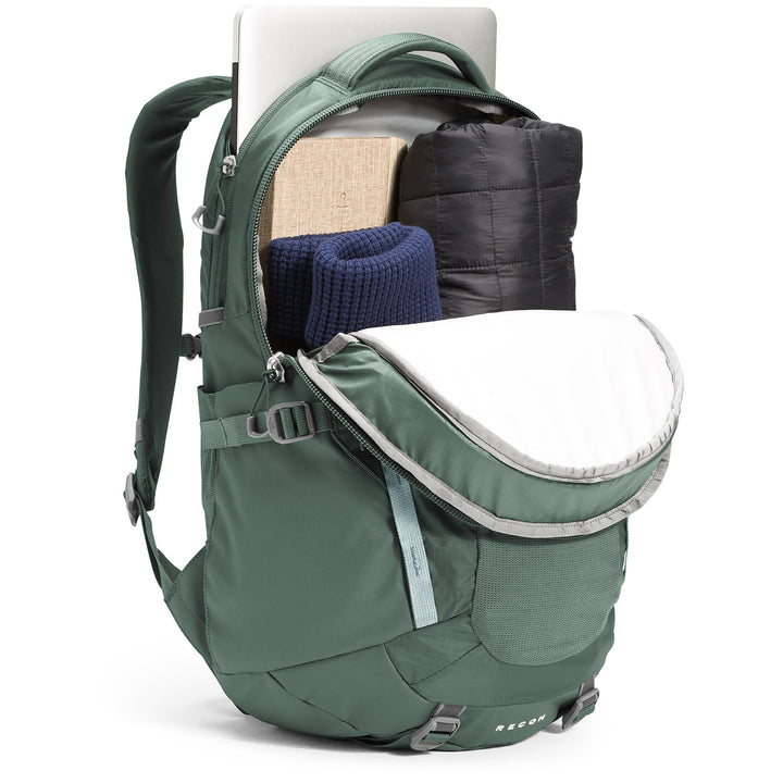 The North Face Recon Backpack - Women's Laurel Wreath Green/Silver Blue