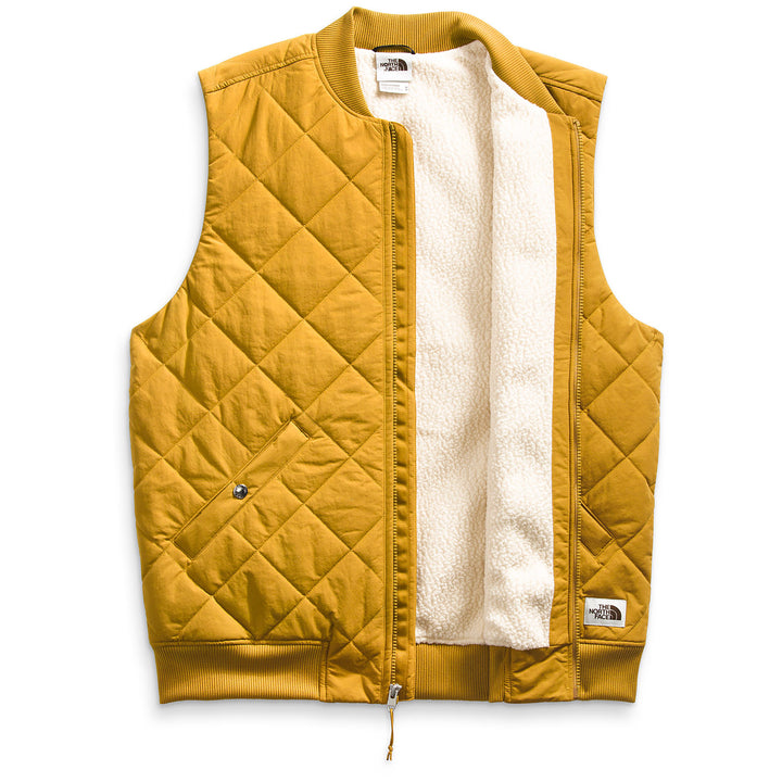The North Face Cuchillo Insulated Vest - Men's Arrowwood Yellow/Bleached Sand