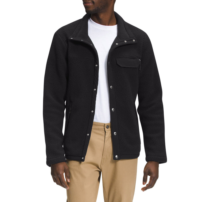 The North Face Cragmont Snap Front Jacket - Men's TNF Black/TNF Black