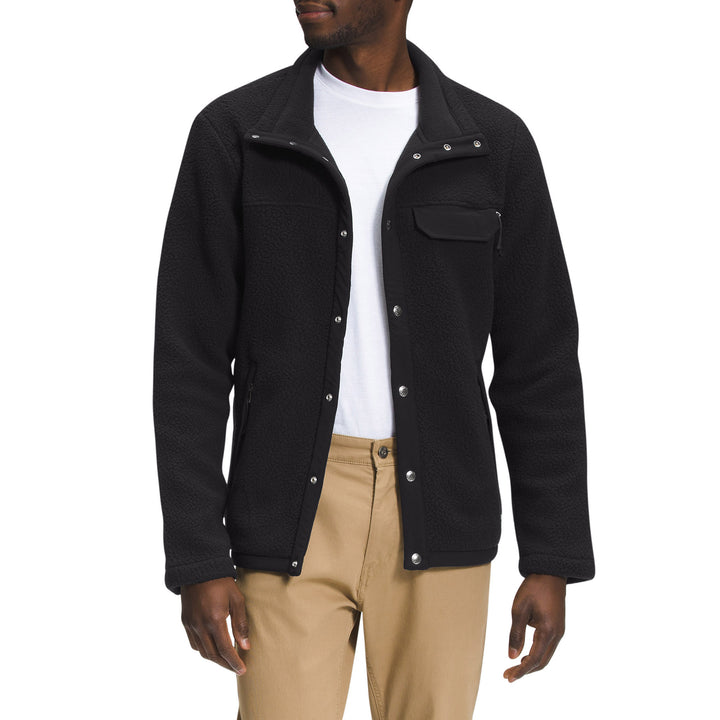 The North Face Cragmont Snap Front Jacket - Men's TNF Black/TNF Black