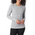 Smartwool Merino 250 Base Layer Pattern Crew Top - Women's Light Grey Mountain Fairisle