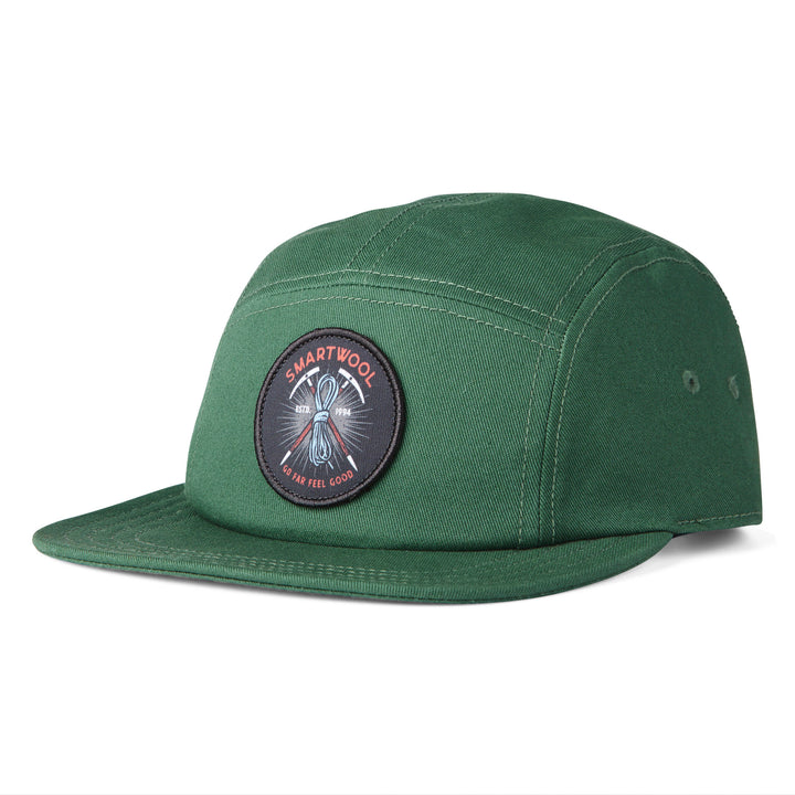 Smartwool Ice Axe Descent 5 Panel Hat Dark Sage