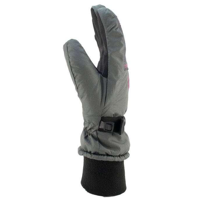 Gordini Ultra Drimax Gloves - Kids' Dark Grey/Deep Pink