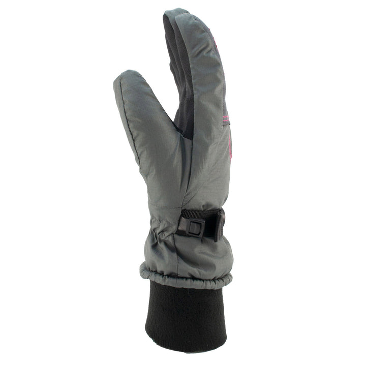 Gordini Ultra Drimax Gloves - Kids' Dark Grey/Deep Pink