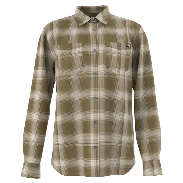 Vans Monterey III Long-Sleeve Shirt - Men's Nutria/Oatmeal