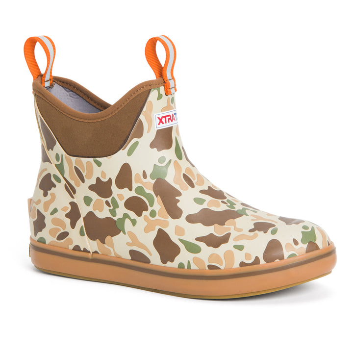 XTRATUF 6" Ankle Deck Boots - Men's Duck Camo/Tan
