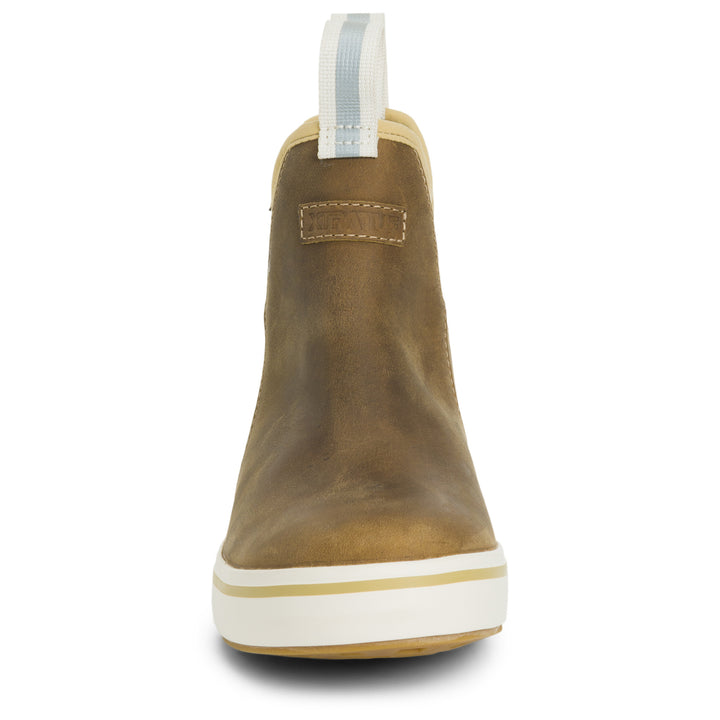 XTRATUF Leather Ankle Deck Boots - Women's Taupe/Scales