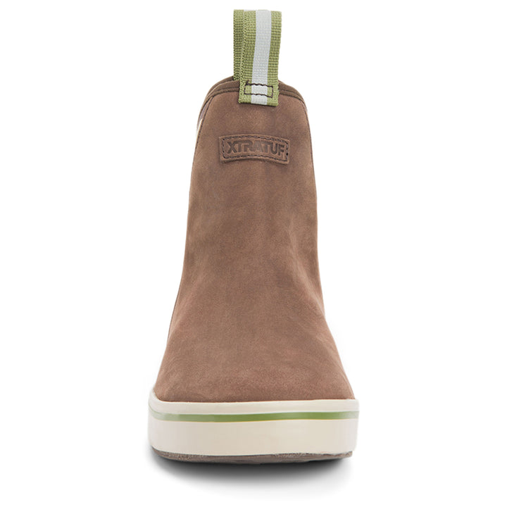 XTRATUF Leather Ankle Deck Boots - Men's Brown/Duck Camo