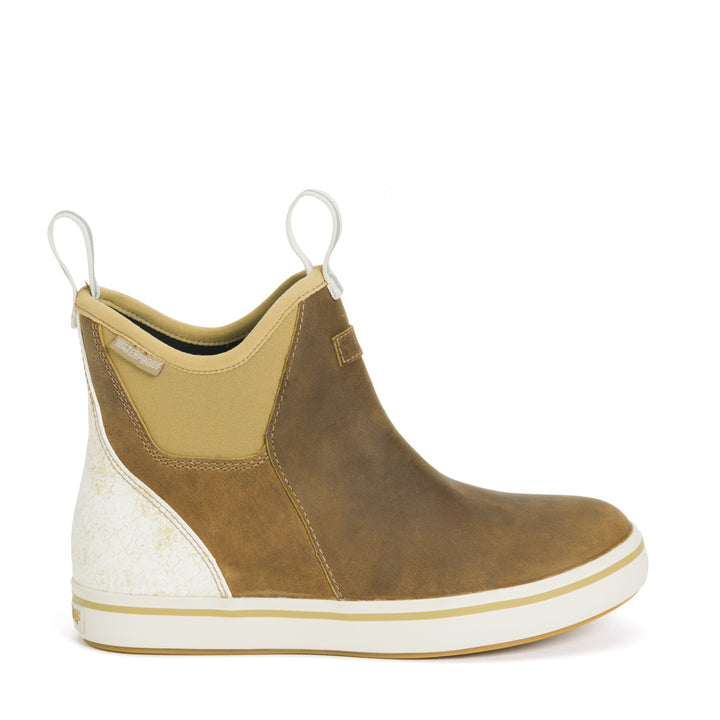 XTRATUF Leather Ankle Deck Boots - Women's Taupe/Scales