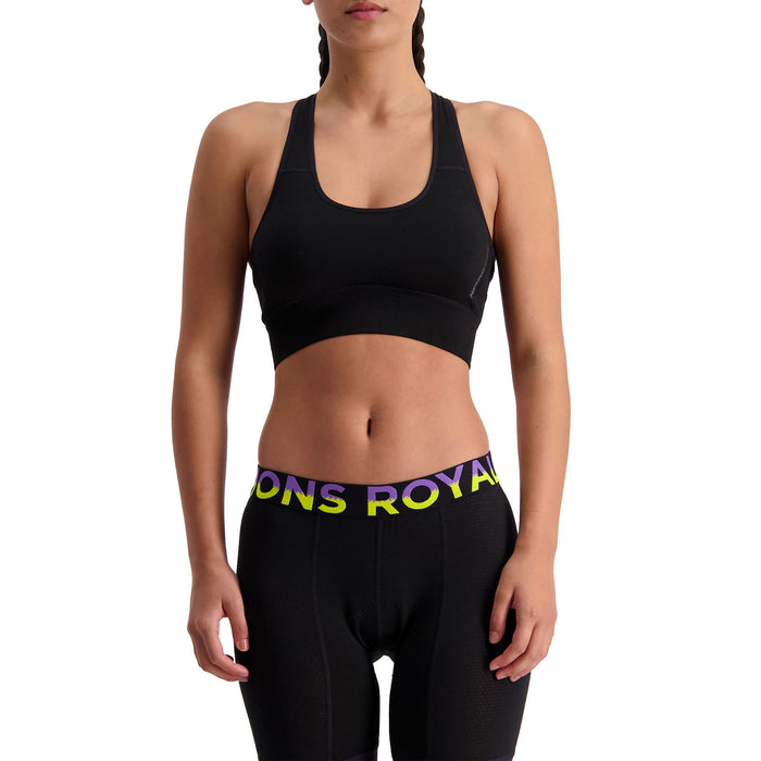MONS ROYALE Stratos Merino Shift Sports Bra - Women's Black