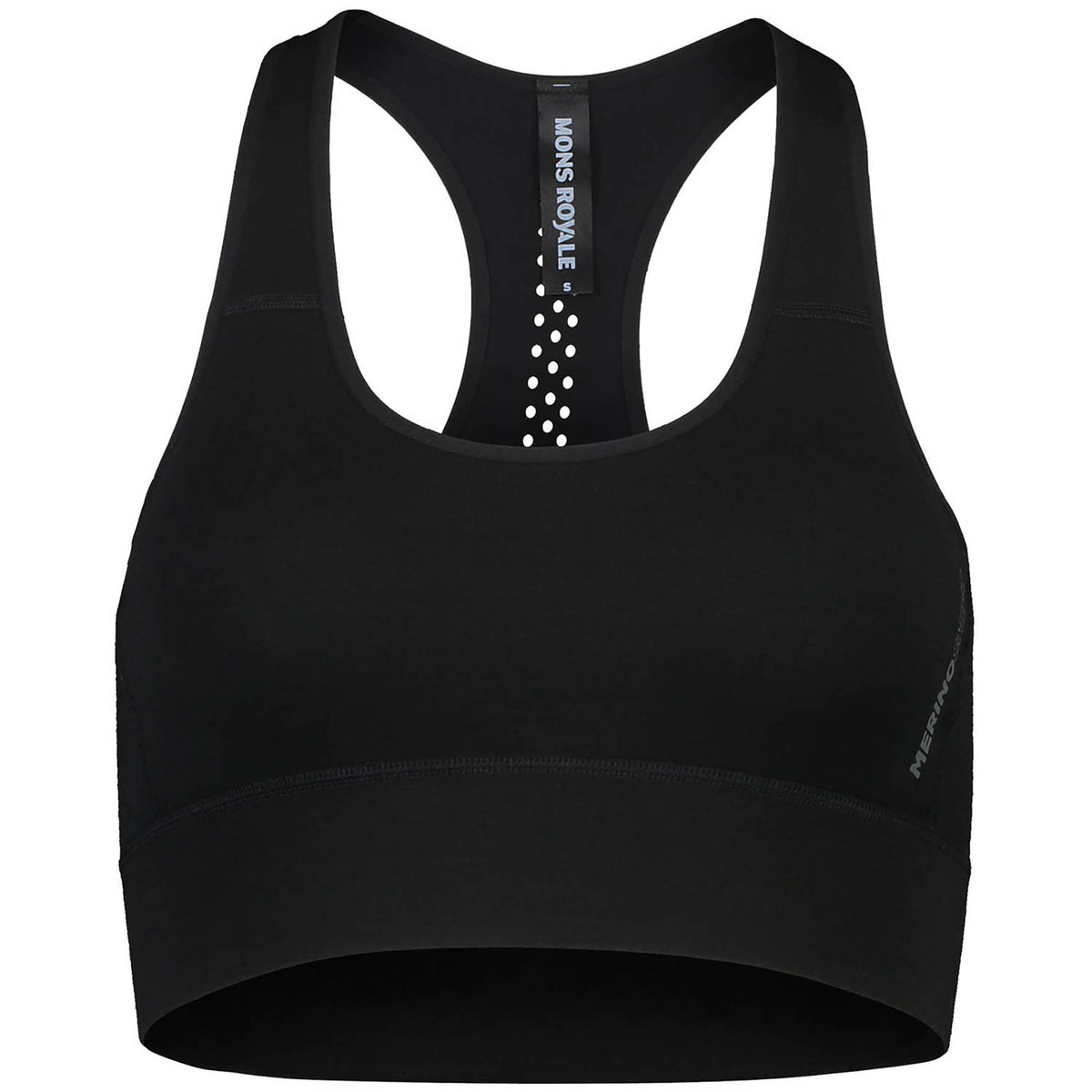 MONS ROYALE Stratos Merino Shift Sports Bra - Women's Black