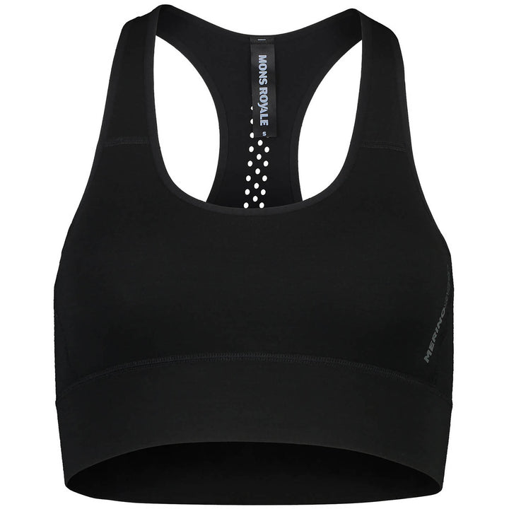 MONS ROYALE Stratos Merino Shift Sports Bra - Women's Black
