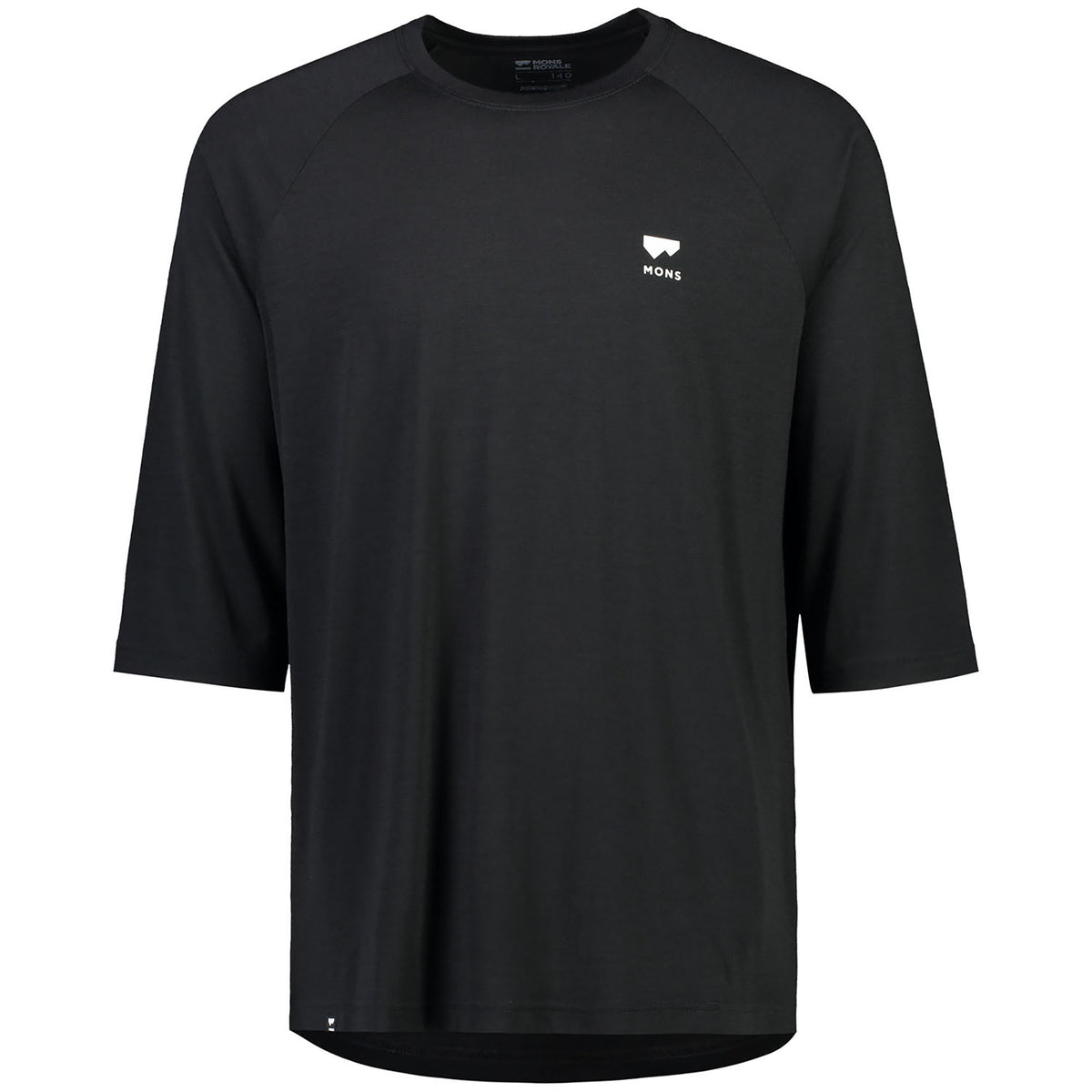 MONS ROYALE Tarn Freeride Raglan 3/4 Jersey Black
