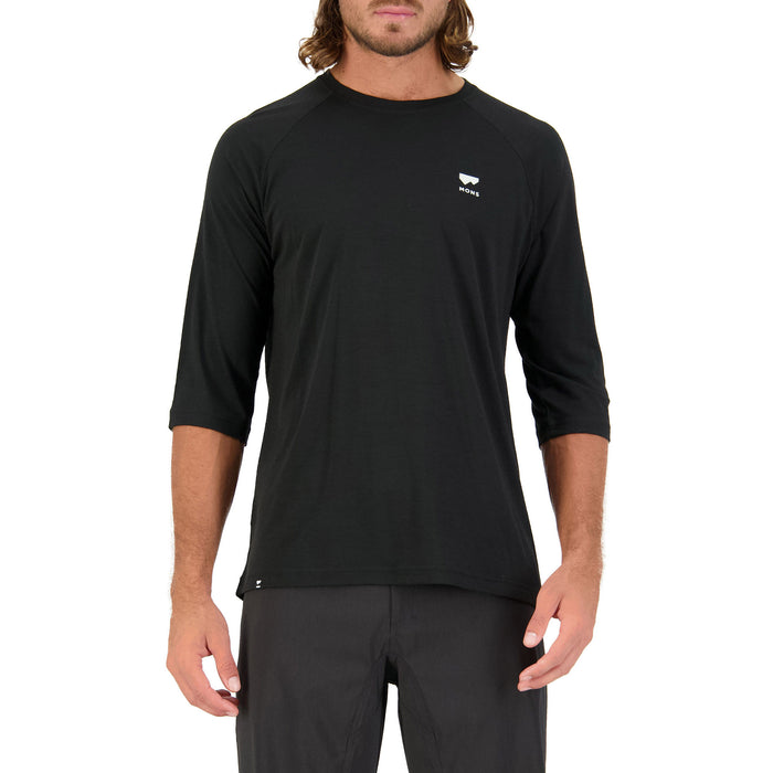 MONS ROYALE Tarn Freeride Raglan 3/4 Jersey Black