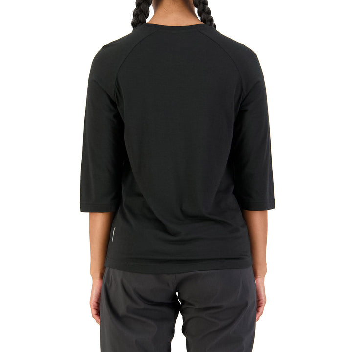 MONS ROYALE Tarn Freeride Raglan 3/4 Jersey - Women's Black