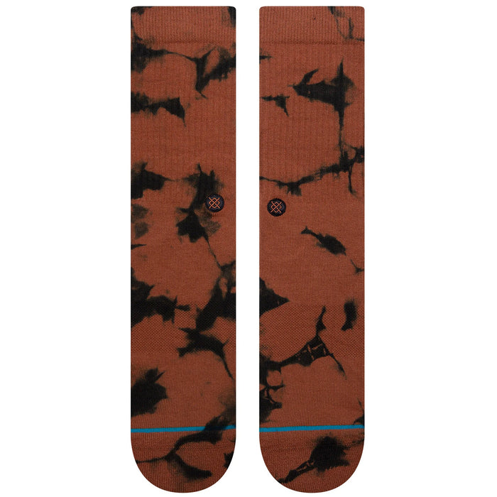 Stance Dyed Crew Socks - Unisex Brown
