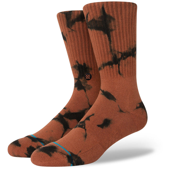 Stance Dyed Crew Socks - Unisex Brown