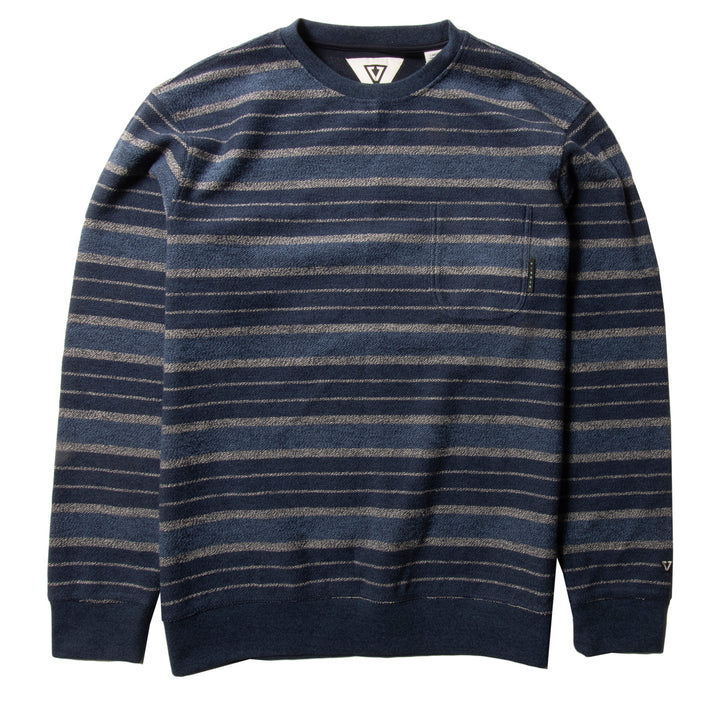Vissla Soft Top Pocket Crew - Men's Dark Navy