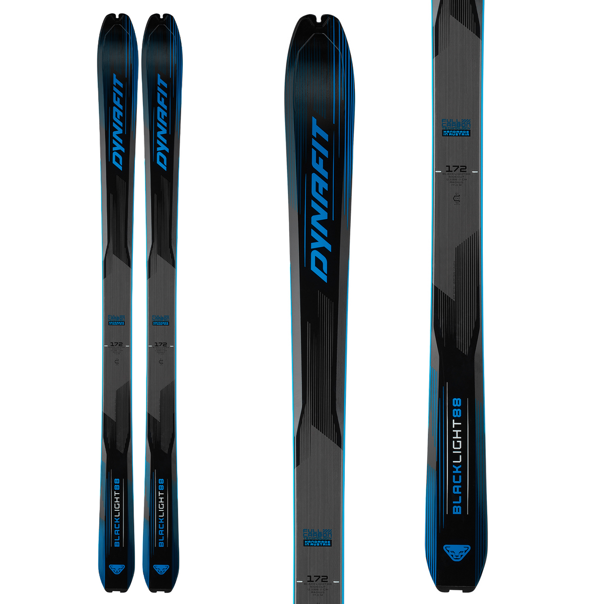 Dynafit Blacklight 88 Skis 2022 Black/Blue