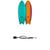 Catch Surf Heritage 5'6" Retro Fish Twin Fin Surfboard + Dakine Kainui Team 6'0" Leash