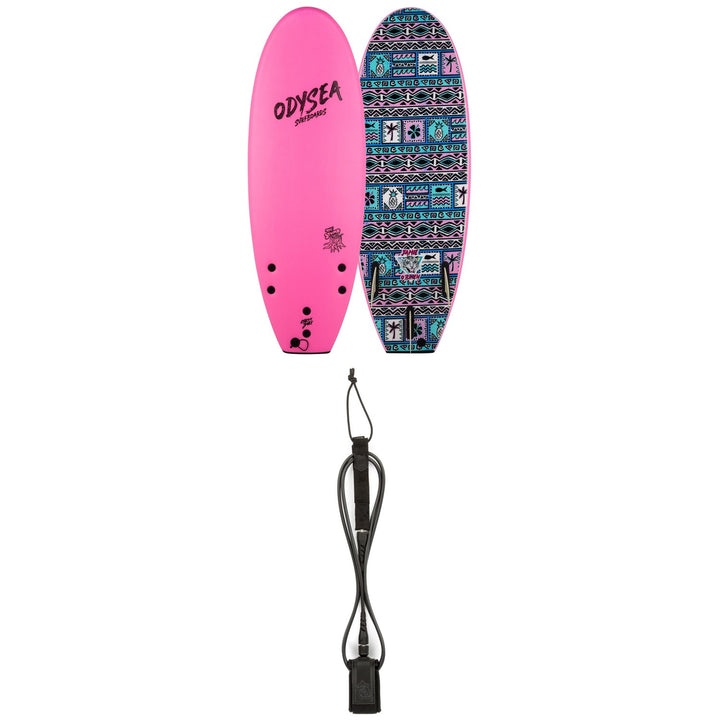 Catch Surf Odysea 5'0 Pro Stump Thruster - JOB Surfboard + Creatures of Leisure Lite 5' Surf Leash