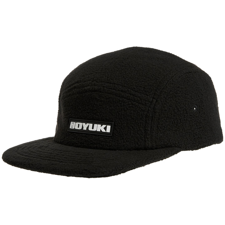 Oyuki Block 5 Panel Fleece Cap Black